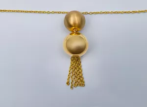 Zlatna ogrlica kuglice